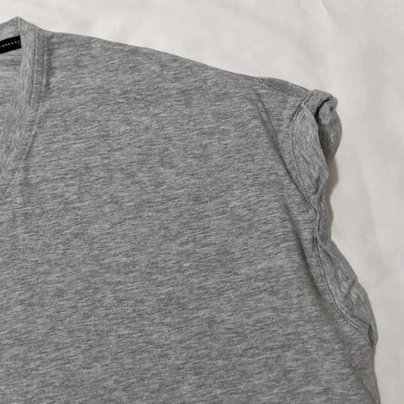 Calvin Klein Performance Sleeveless Boxy Crop Top, Color Gray Size L - Picture 4 of 14